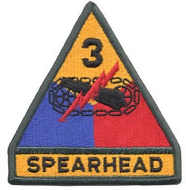 US Army 3rd Armored Division Shoulder Patch